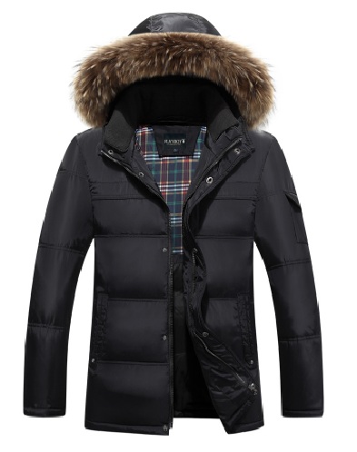 Зимняя Куртка с Меховым Капюшоном Z-1362